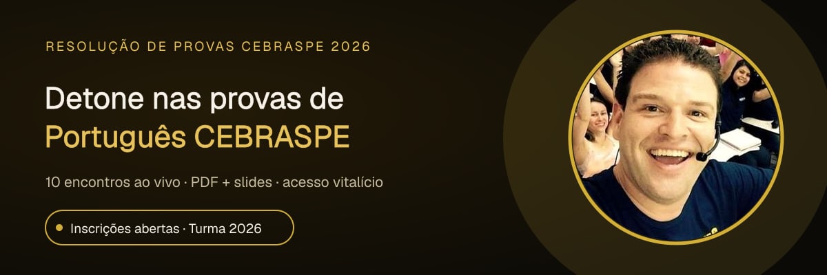 Português CEBRASPE 2026